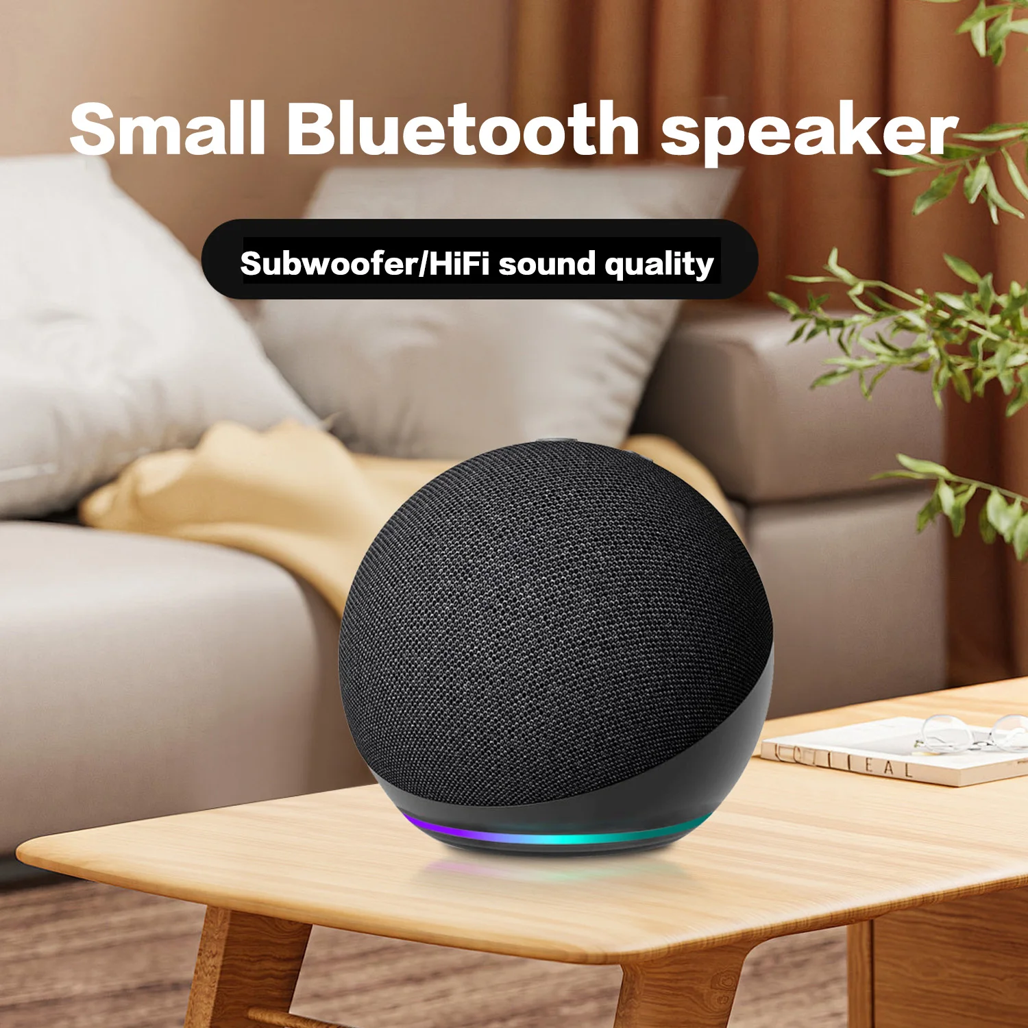 Amazon Speaker Echo Pop - Kleine Bluetooth-luidspreker Echo Dot 5e draadloze
