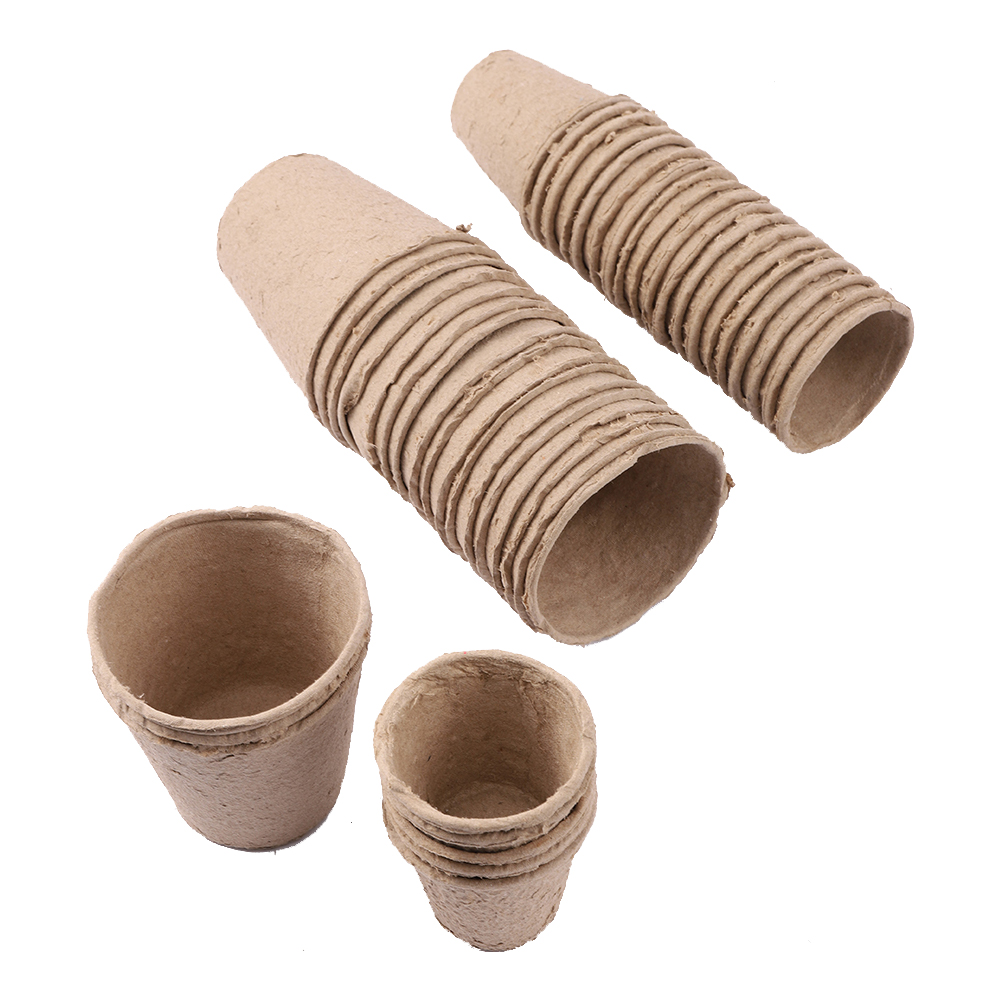Peat Pellet Tray - 20Pcs 6.2Cm Milieubescherming Tuin Ronde Turf