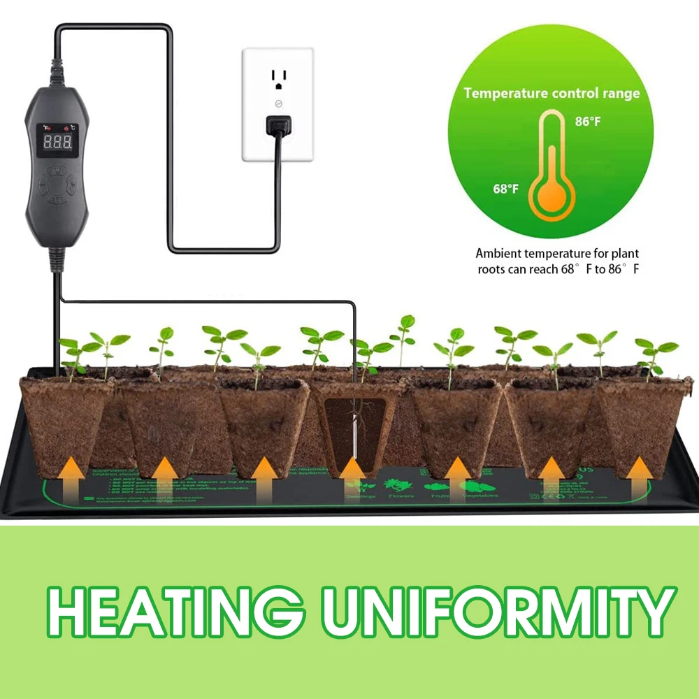 50W EU-US/UK/AU Verstelbare Th - Heat Mat Seedling recensie en prijs