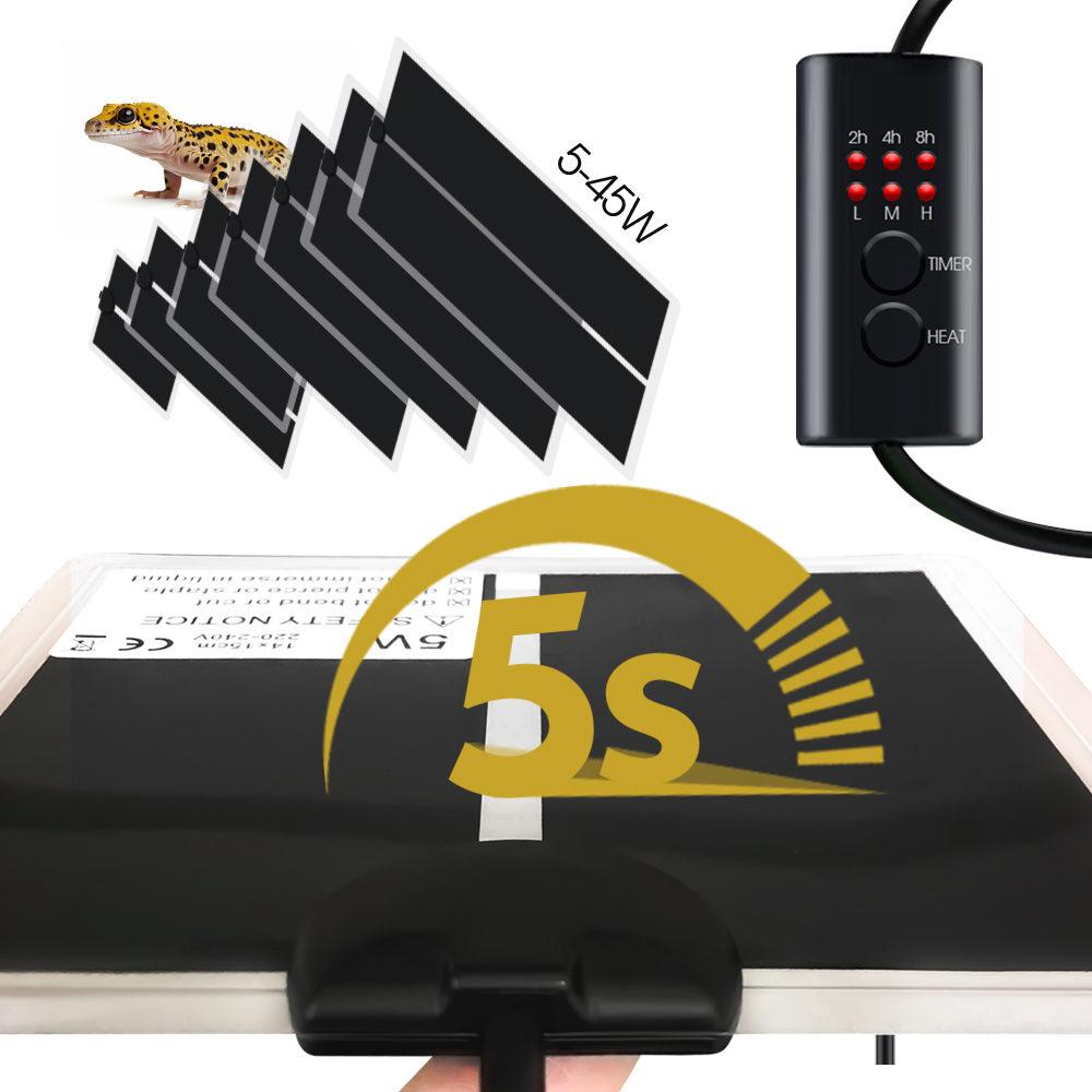 Eu Plug 5-20W Reptielen Instel - Heat Mat Seedling recensie en prijs